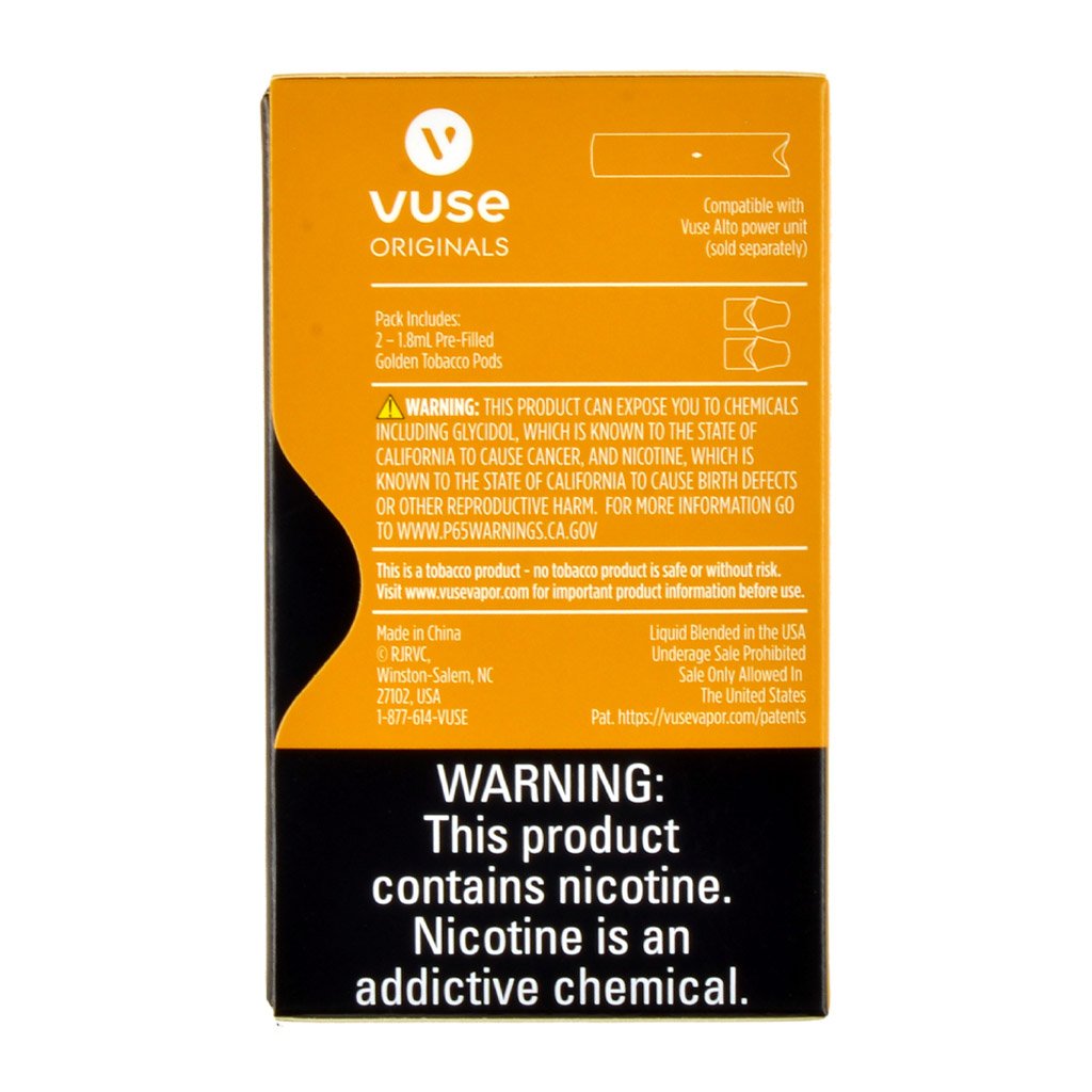VUSE Alto Pods Golden Tobacco